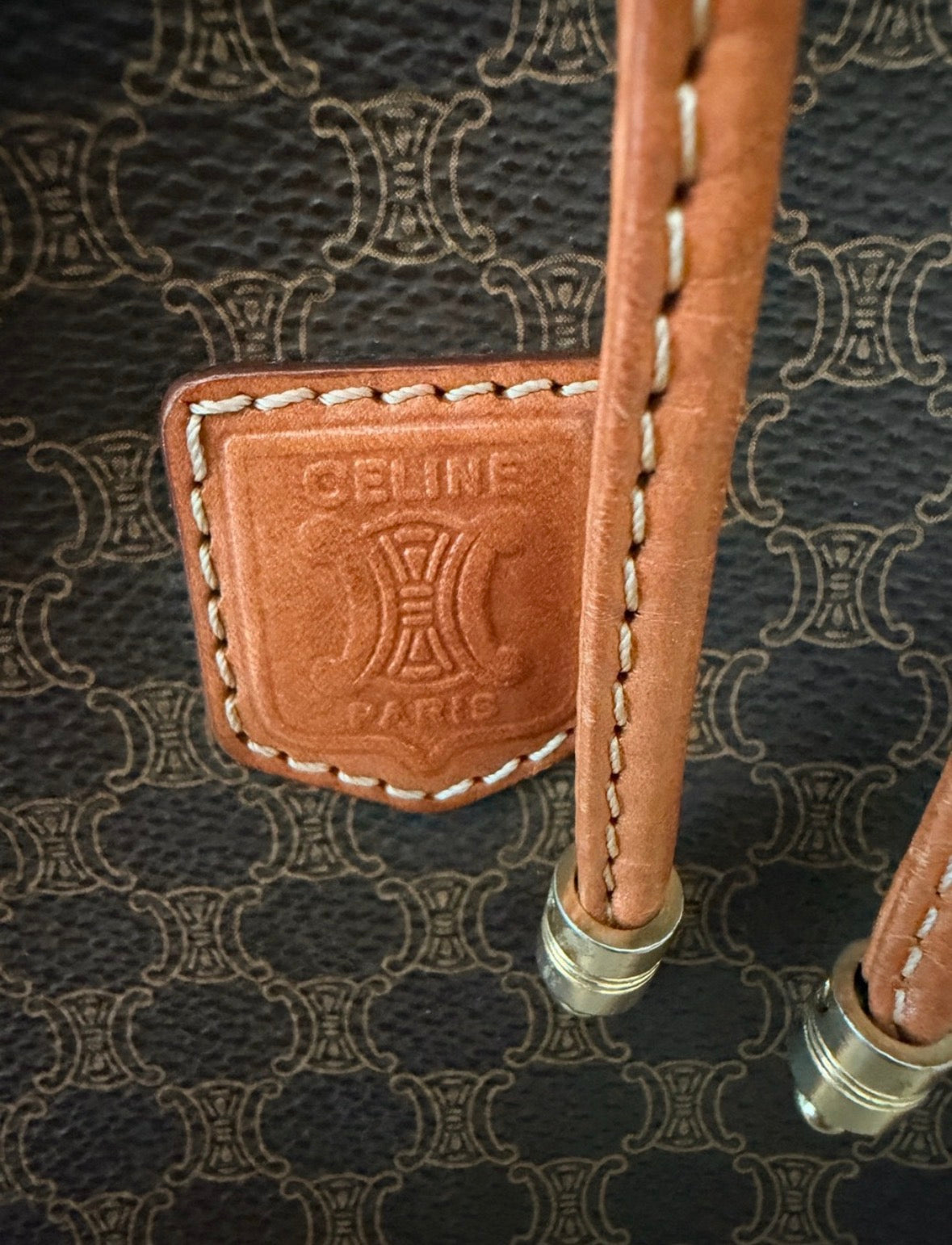 Vintage Celine Macadam Bucket Bag