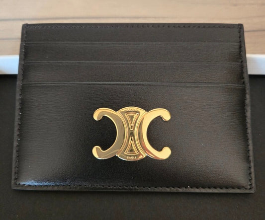 Celine shiny calfskin cardholder