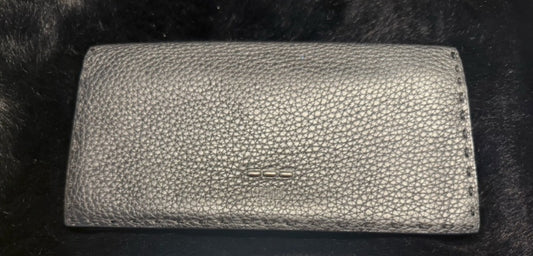 FENDI Selleria Dark Grey Leather Wallet