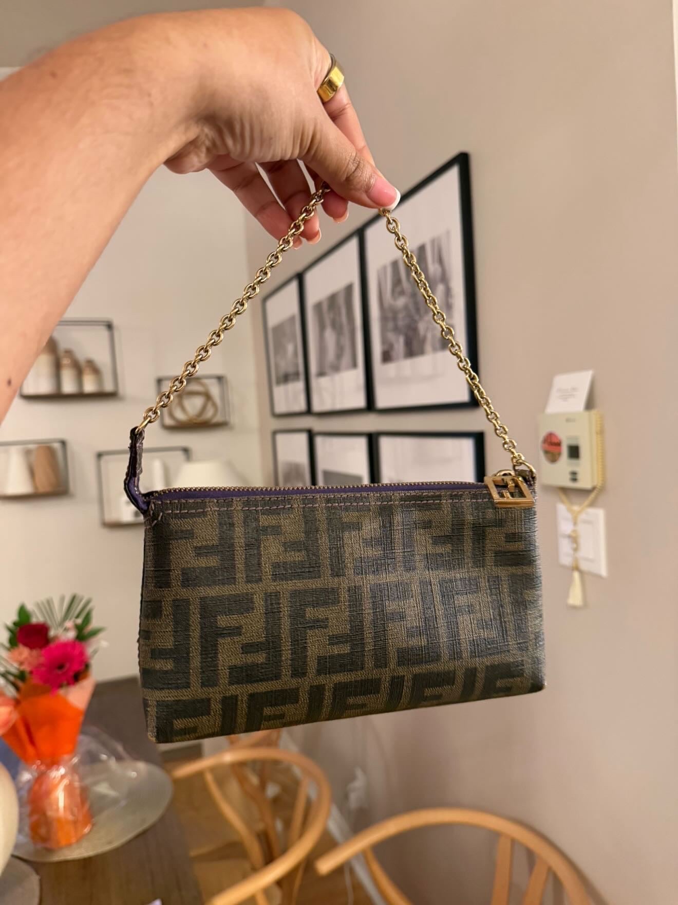 FENDI pochette on chain