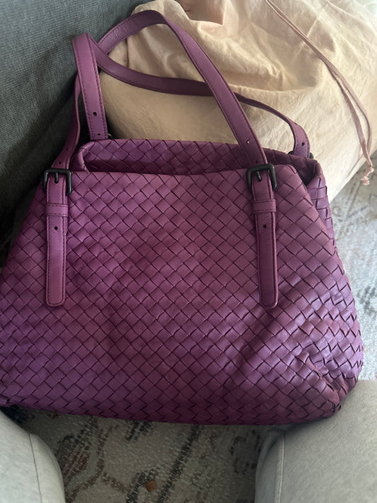 Bottega Veneta purple tote