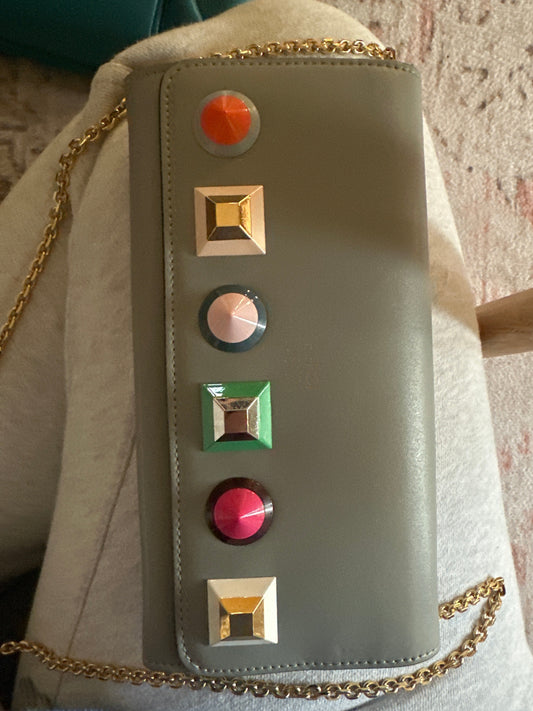 FENDI rainbow stud WOC
