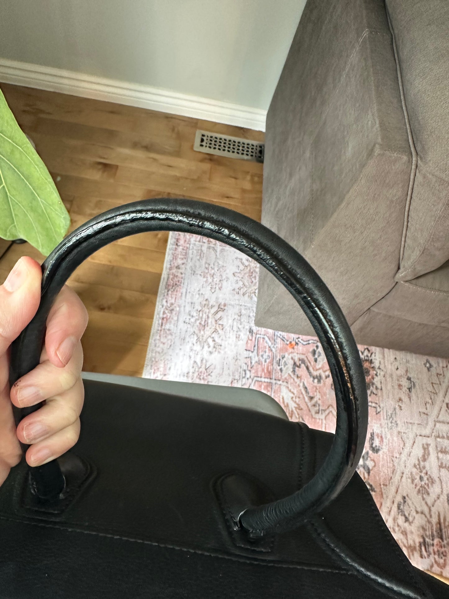 Celine all black Large Phantom Tote