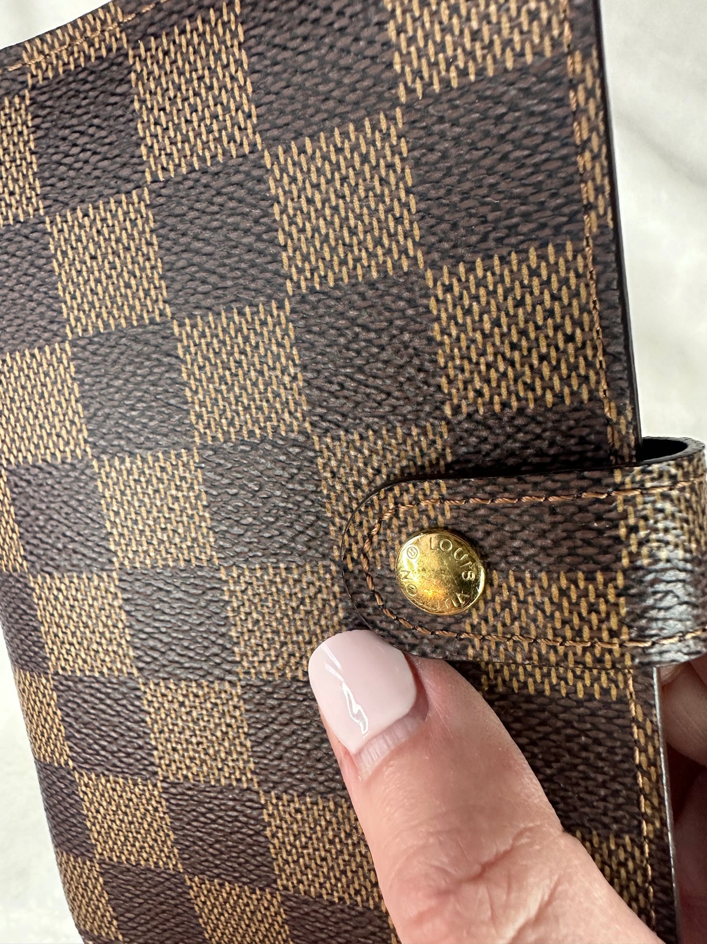 Louis Vuitton Damier Ebène Agenda Cover