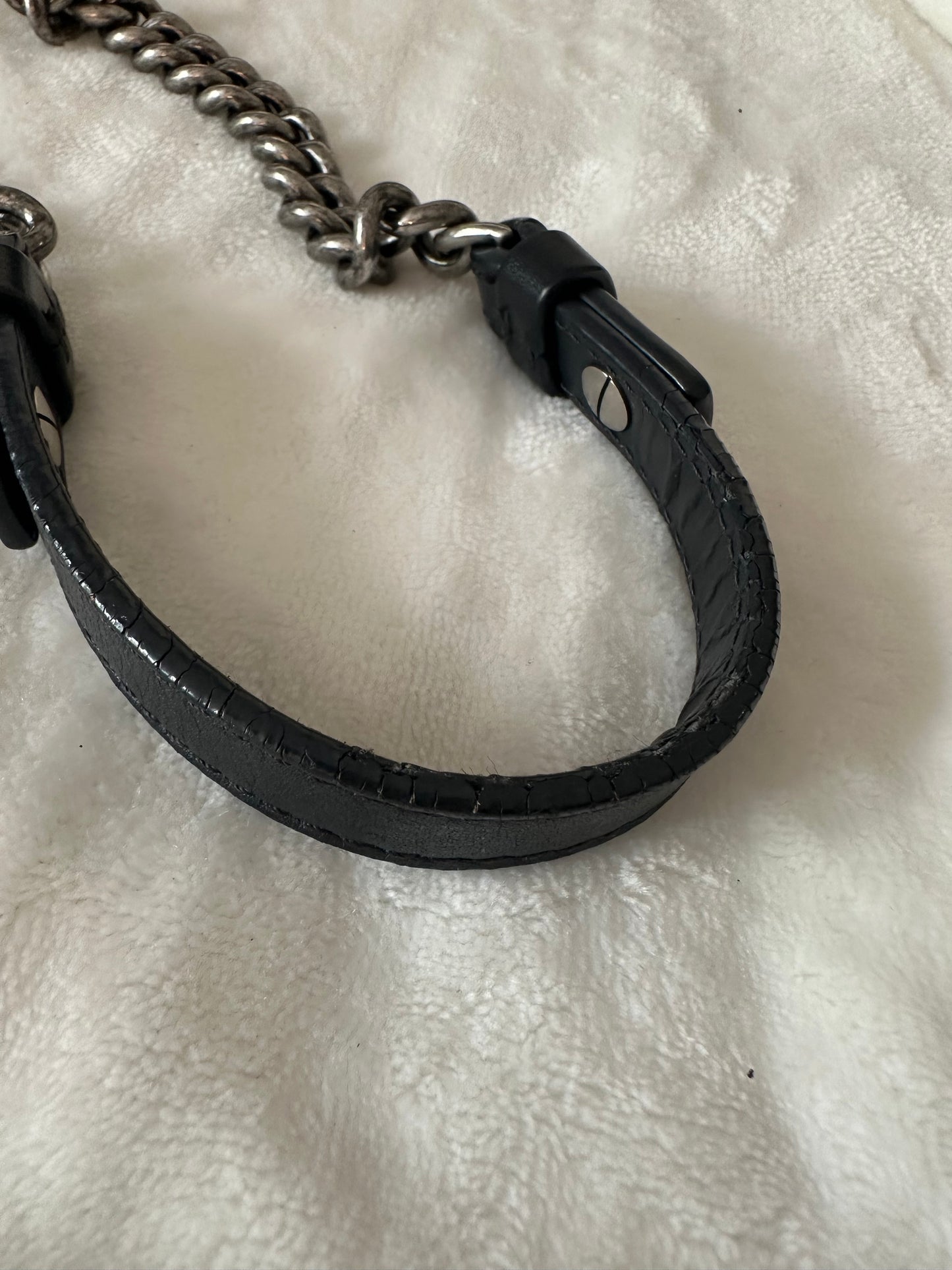 Chanel iridescent black Lambskin Leather Flap bag