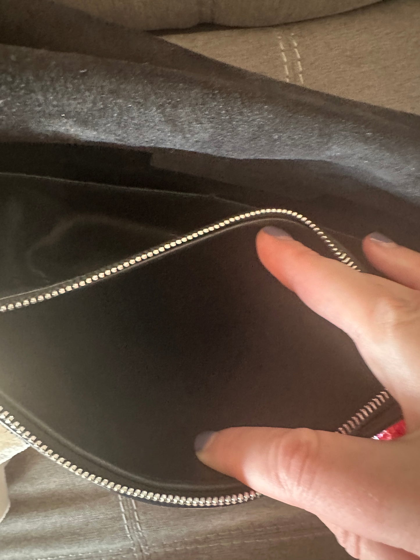 The Row Hunting 11 Bag in Black Suede