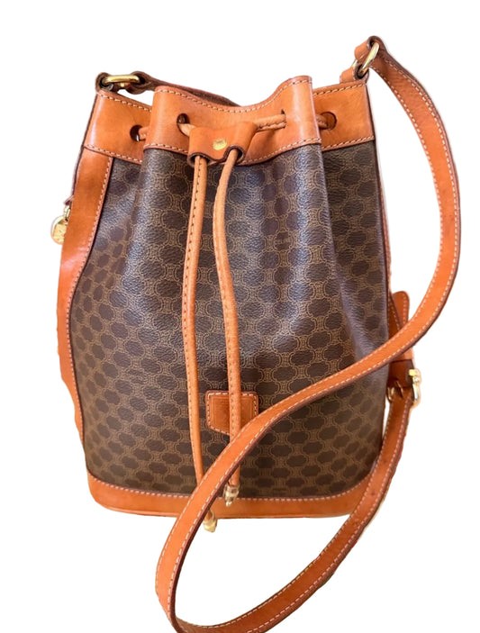 Vintage Celine Macadam Bucket Bag