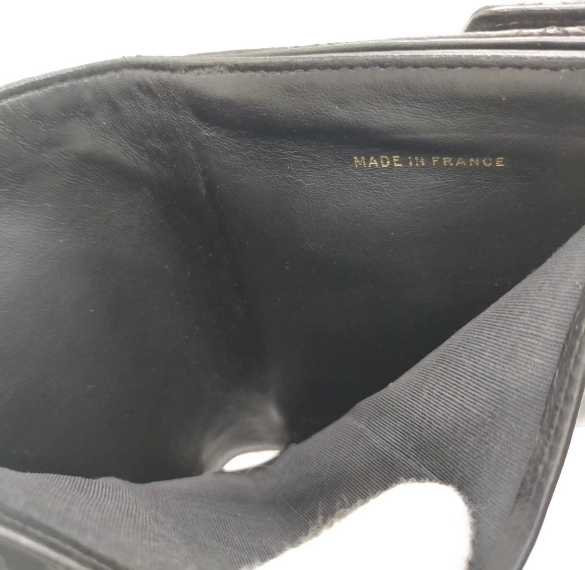 Vintage Chanel Bicolore Quilted Lambskin Bi-fold Wallet