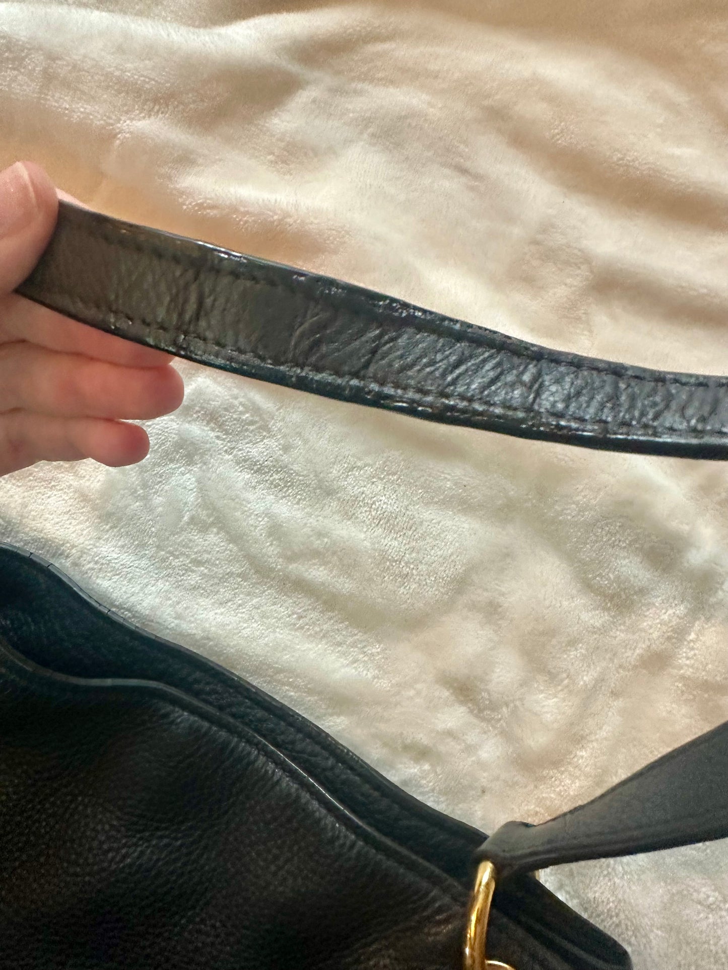 Miu Miu Large Black Soft leather shoulder bag