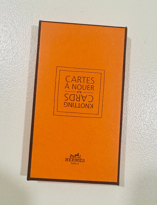Hermès Knotting Cards