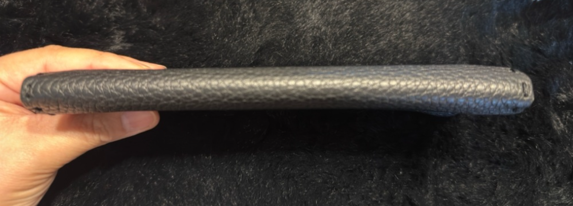 FENDI Selleria Dark Grey Leather Wallet